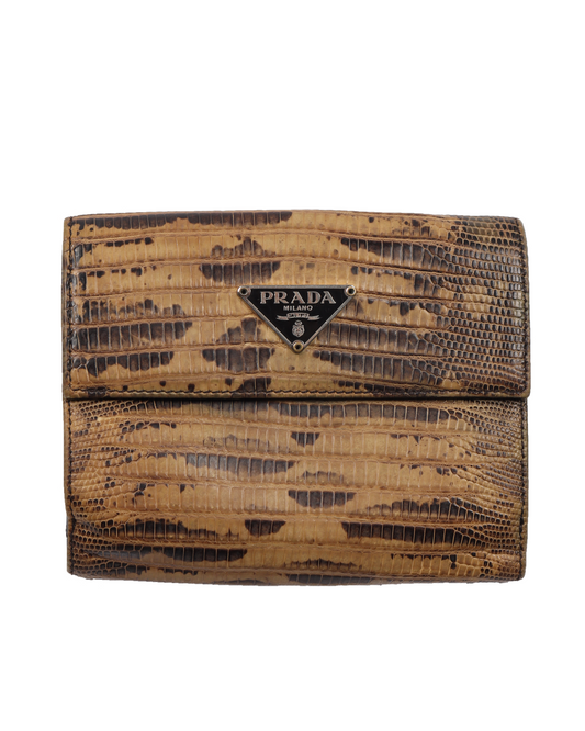 Snakeskin Bi-Fold Wallet