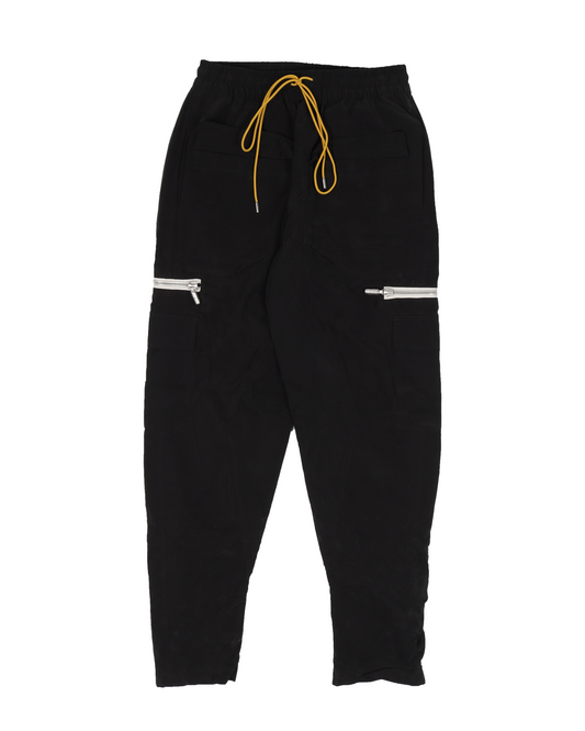 Drawstring Snap Cargo Pants