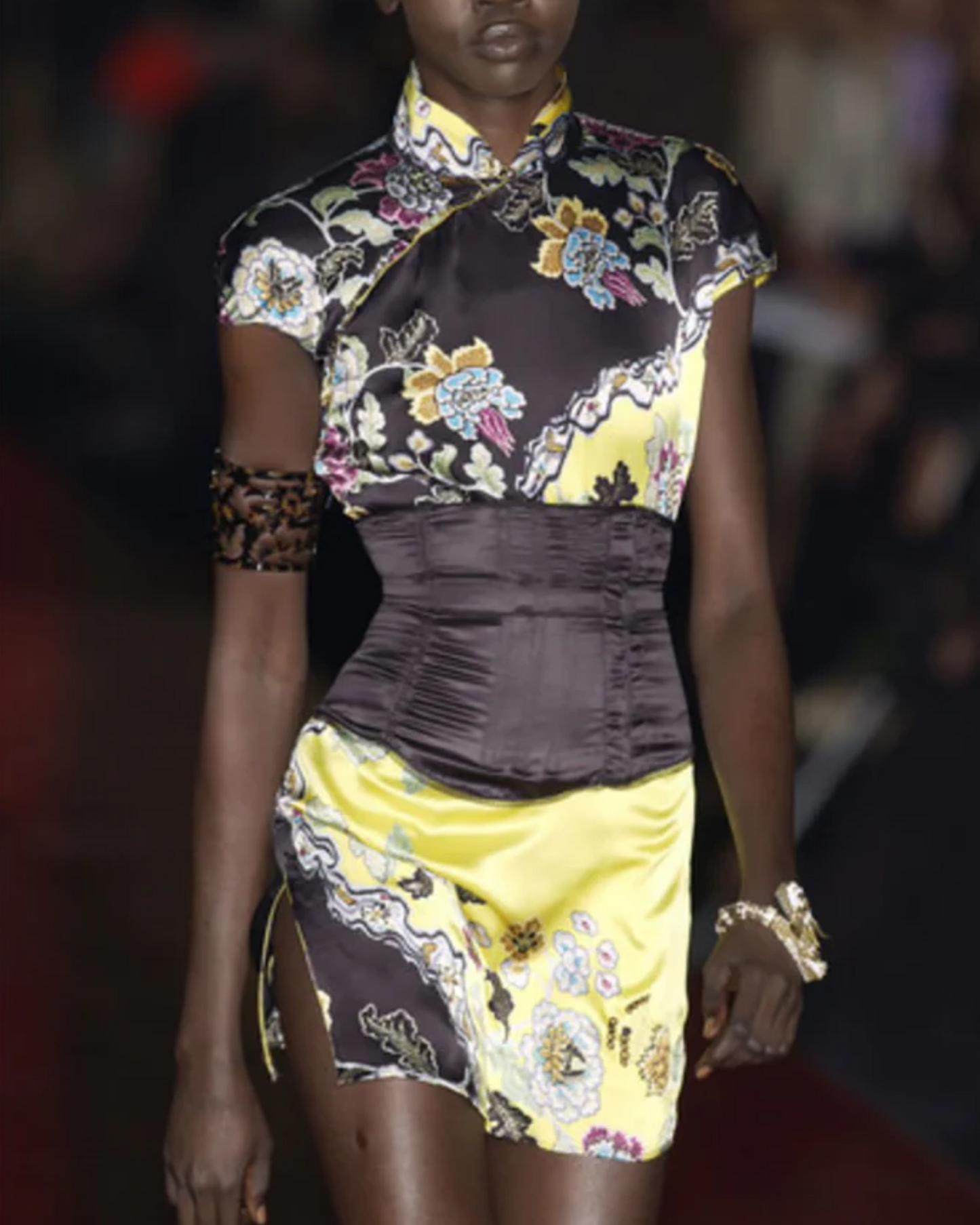 SS03 Cheongsam Style Floral Dress