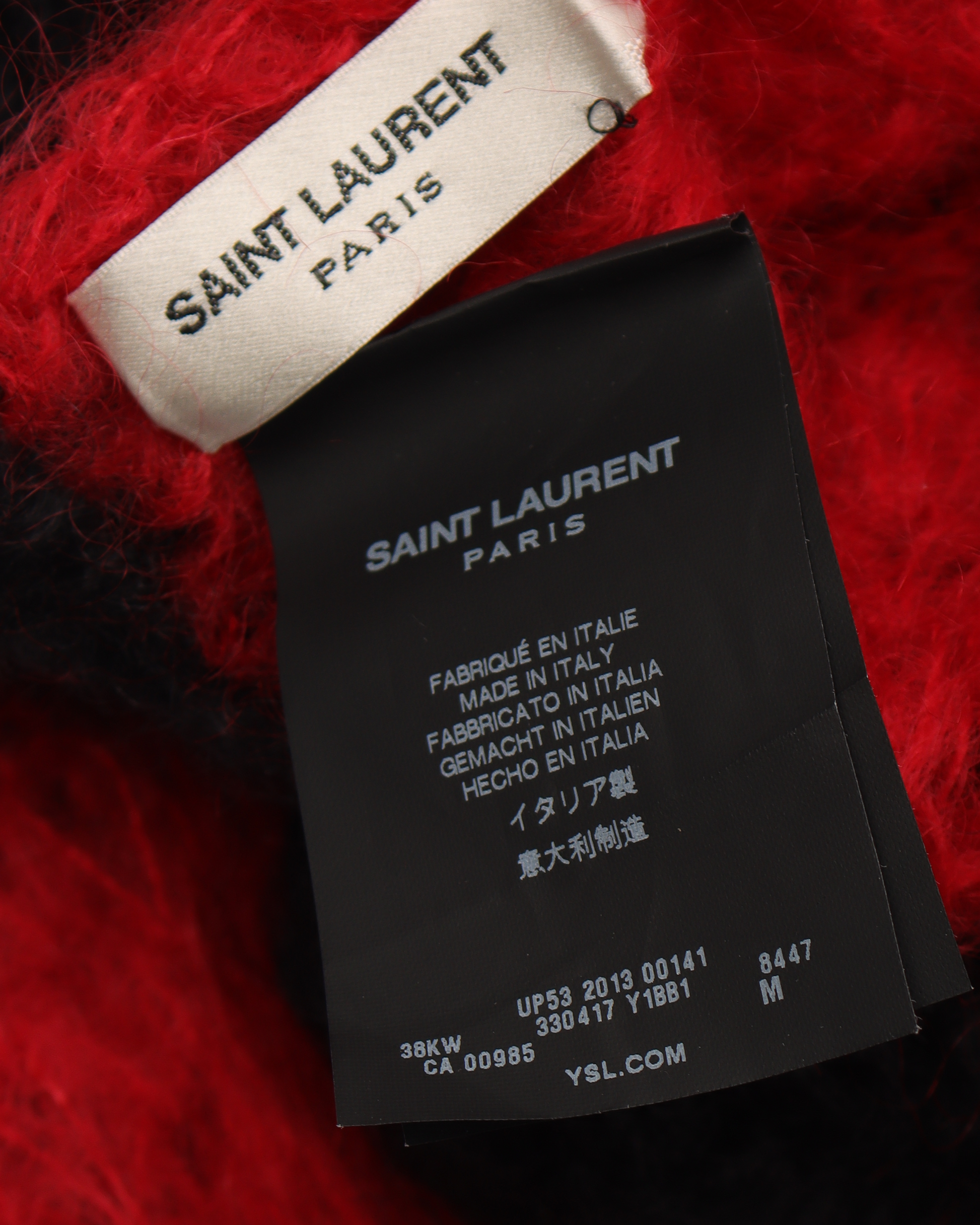 Saint Laurent FW13 Wide-Knit Mohair Scarf – Justin Reed Saint Laurent FW13 Wide-Knit Mohair Scarf – Justin Reed