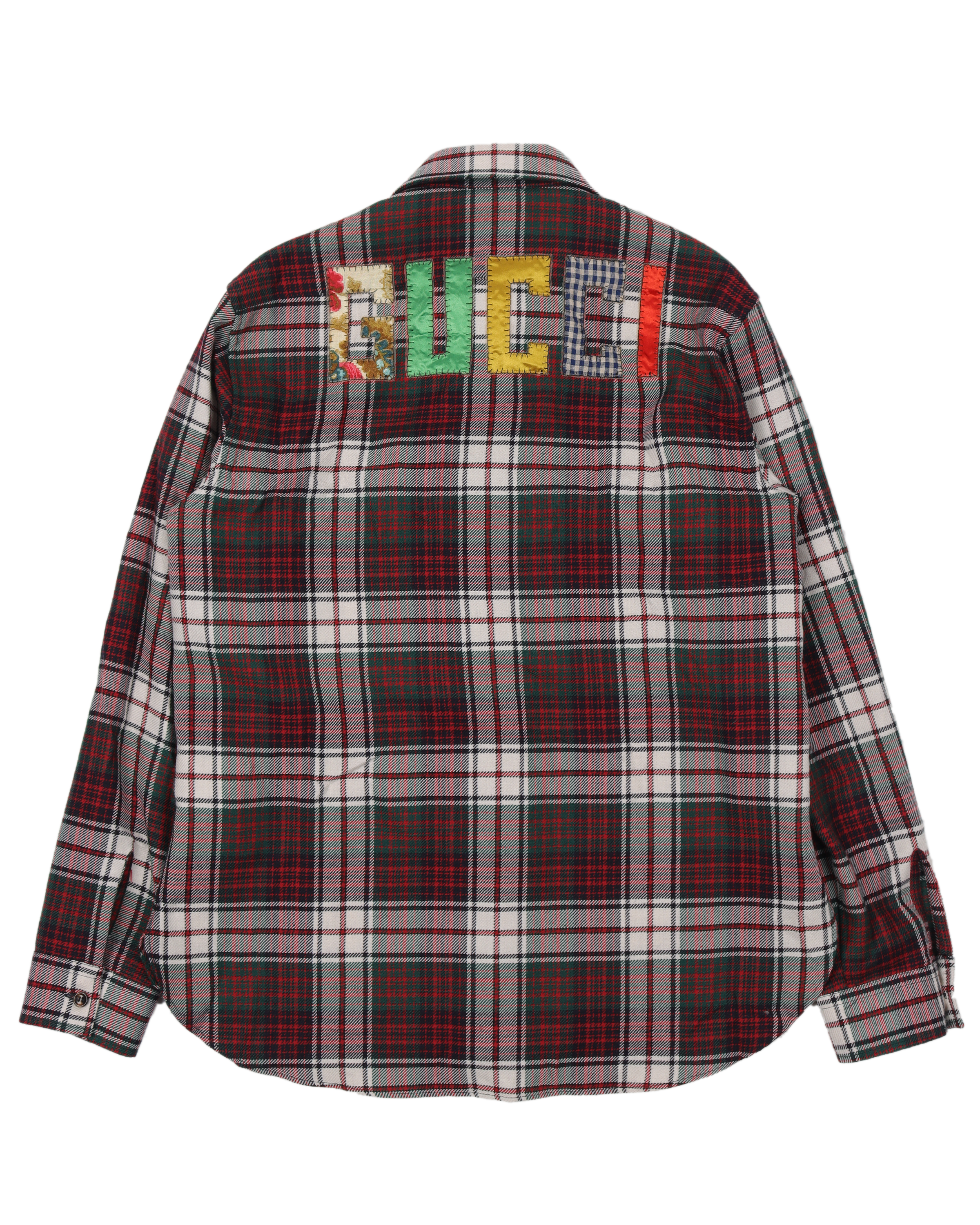 Embroidered Logo Wool Flannel