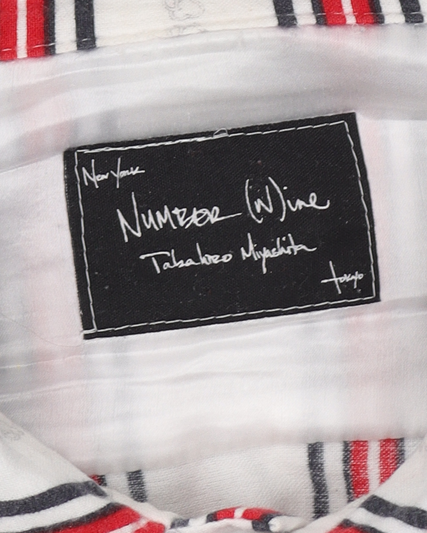 AW03 "Touch Me I'm Sick" Striped Pajama Shirt