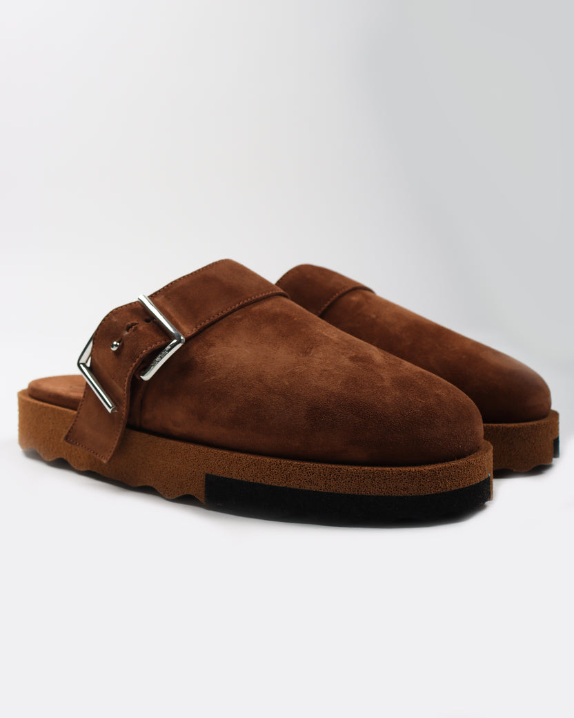 Comfort Backless Suede Slippers