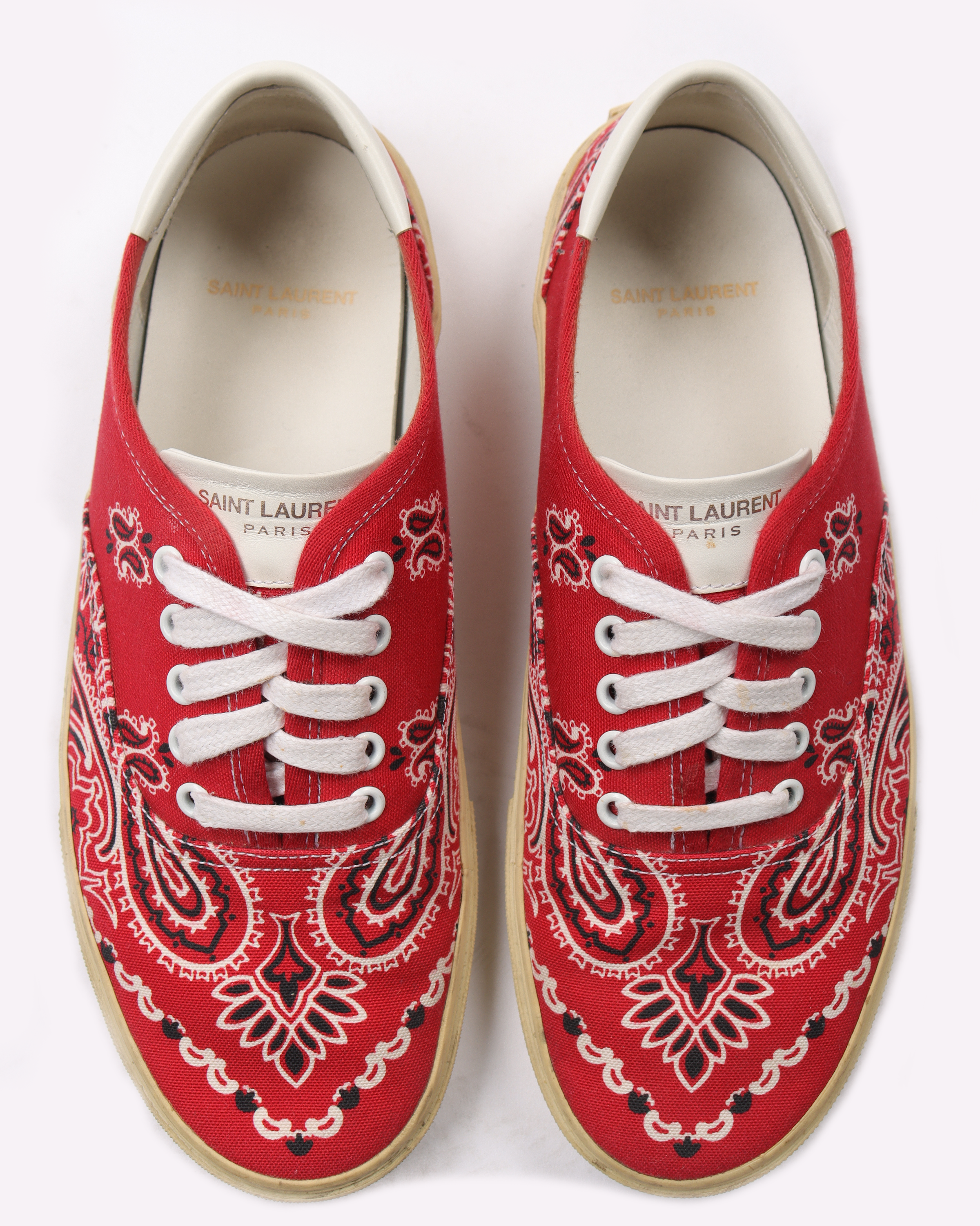Saint laurent red hot sale bandana sneakers
