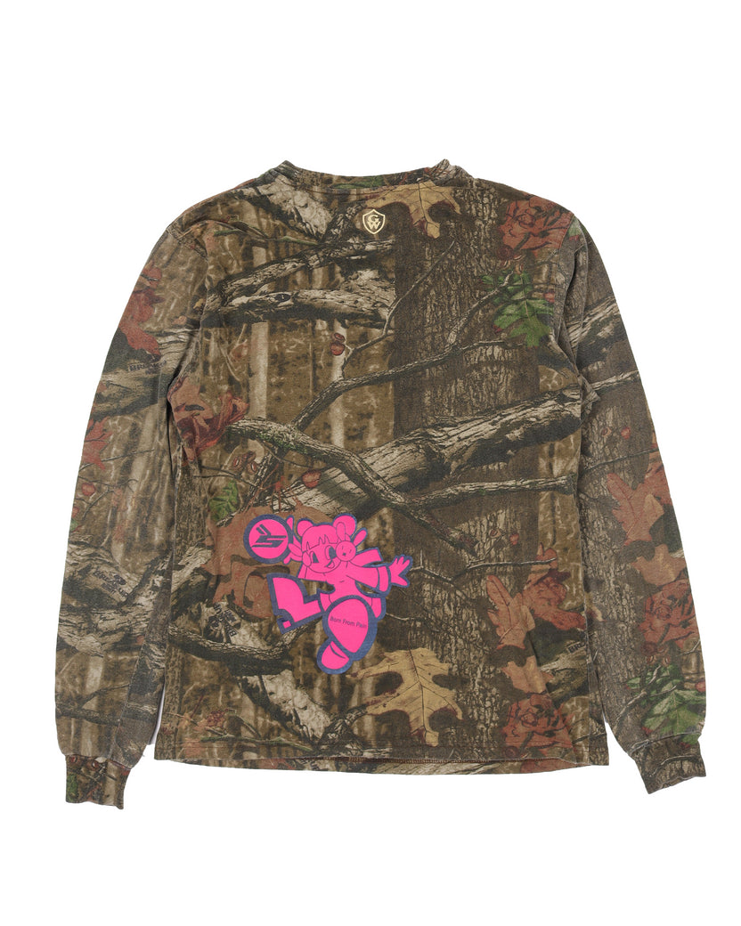 Born From Pain Silhouette Long Sleeve Camouflage T-Shirt