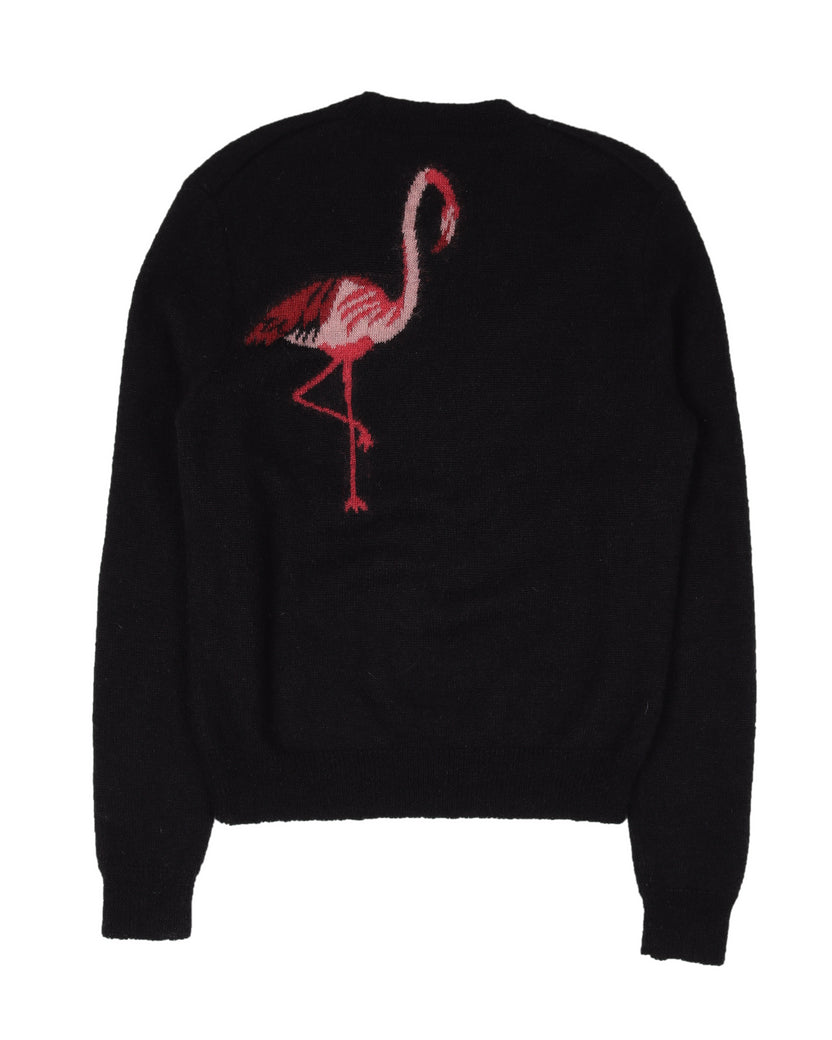 Paris Pink Flamingo Mohair Sweater