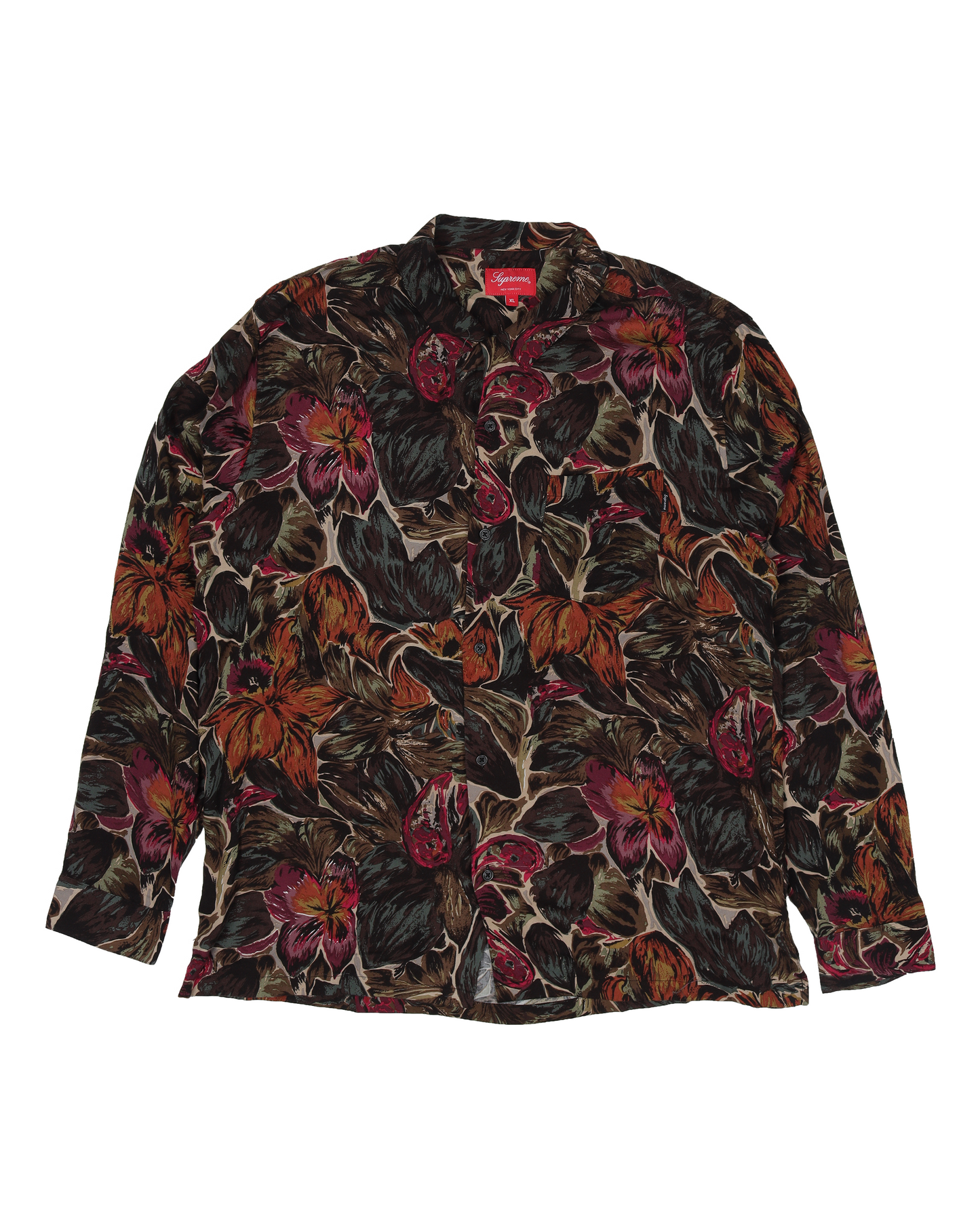Long Sleeve Floral Print Shirt