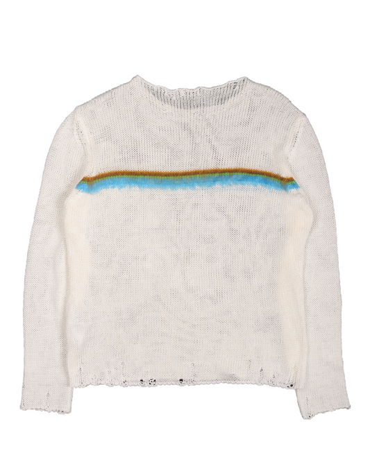Destroyed Stripe Sweater