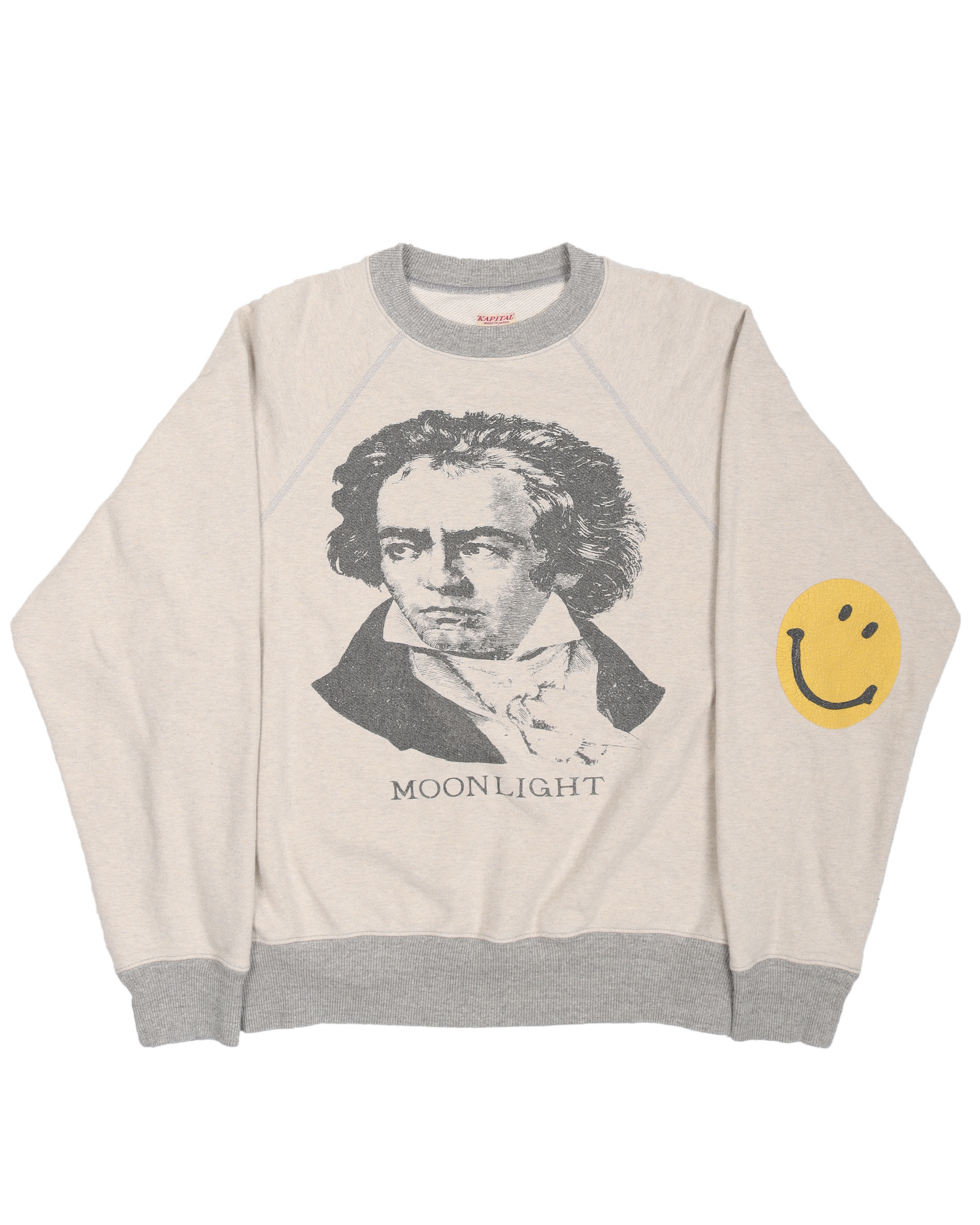 KAPITAL Beethoven Smile スウェット KAPITAL Beethoven remake smile smily sweatshirt gray new L | eBay