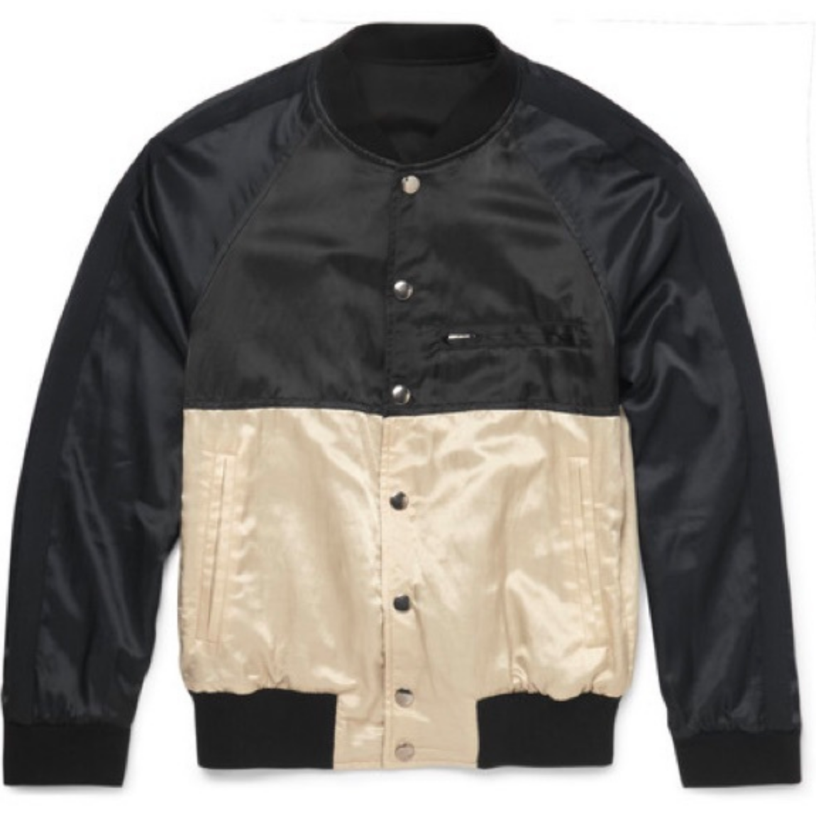 Reversible Button Front Bomber Jacket
