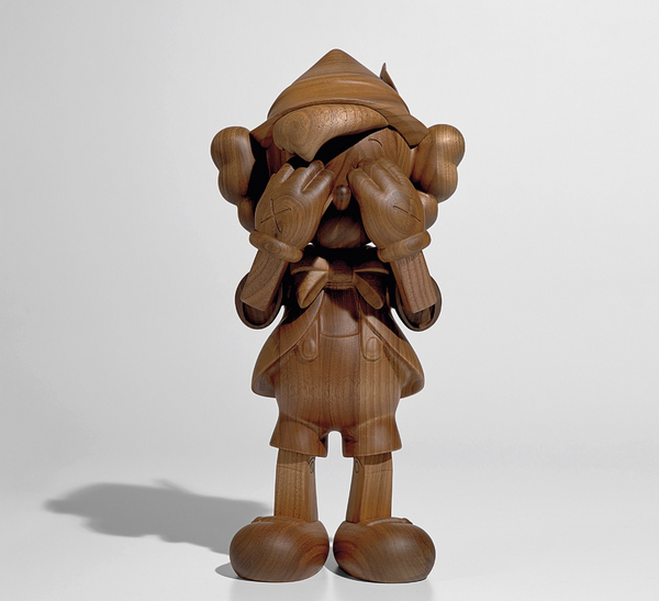 Kaws Pinocchio Wood (by Karimoku)