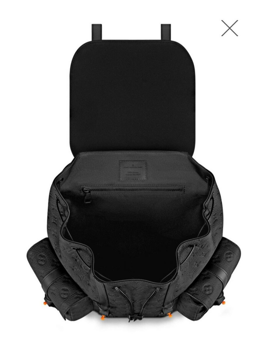 louis vuitton christopher backpack virgil abloh Virgil Abloh CHRISTOPHER Leather Backpack Monogram – Justin Reed