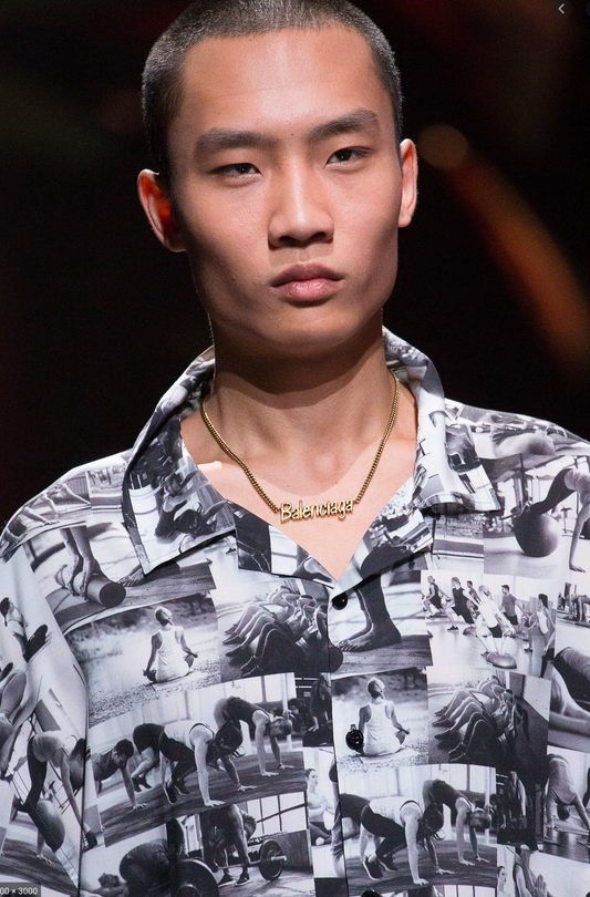 Yoga Print Vacation Shirt