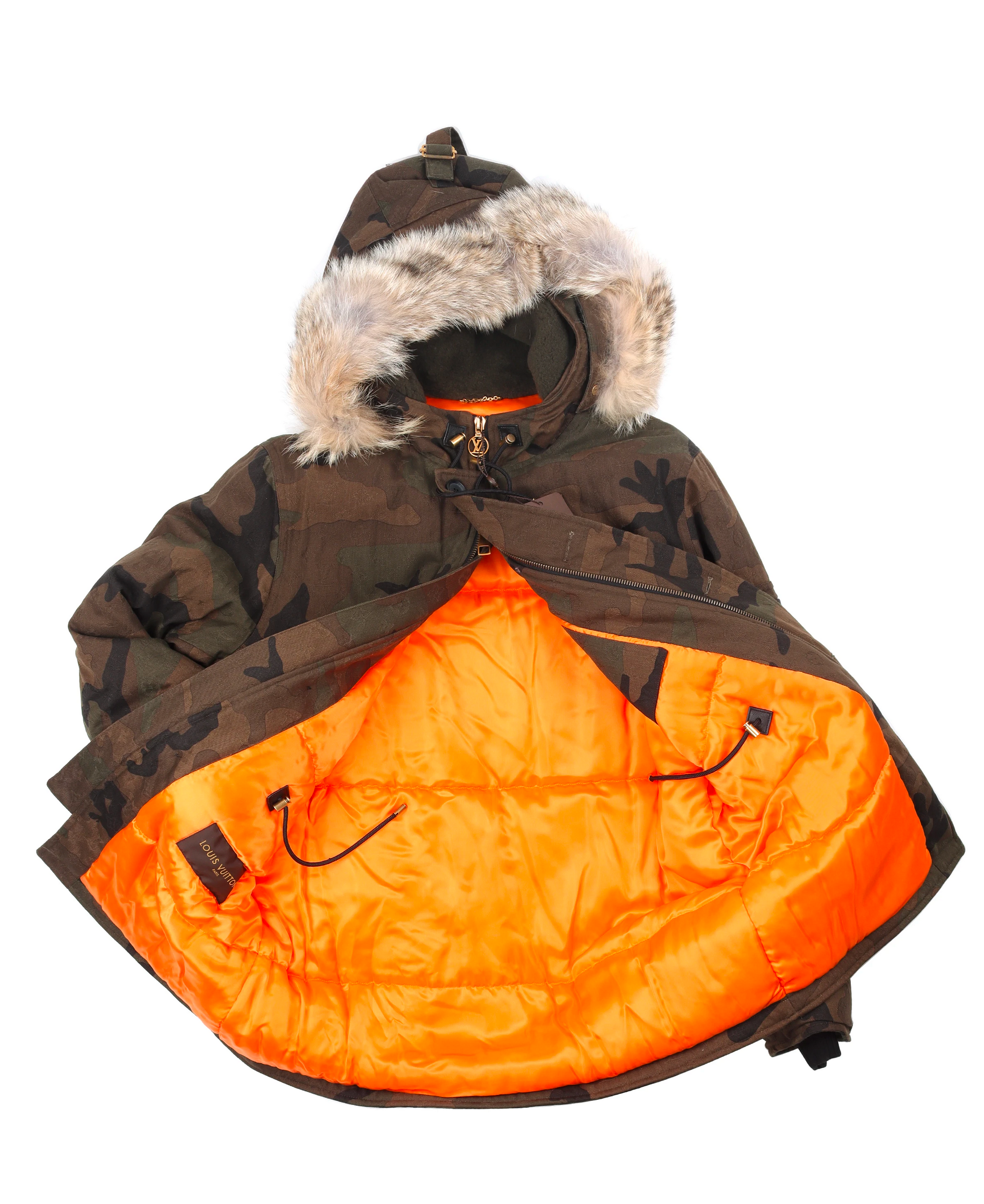 Louis Vuitton Supreme Jacquard Denim N 3B Parka Camo