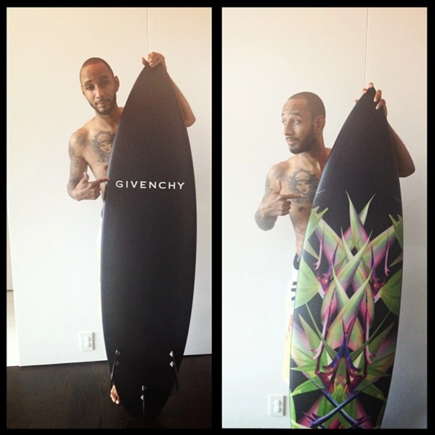 Birds of Paradise Surfboard by Riccardo Tisci, 2012