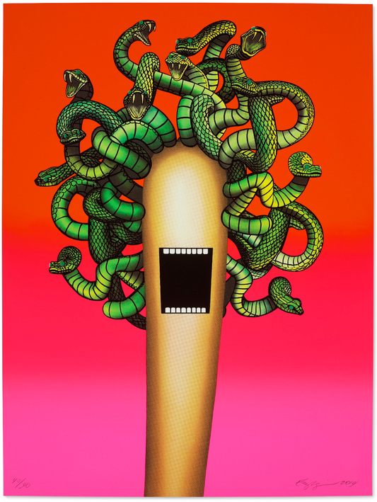 Medusa Color Screen Print