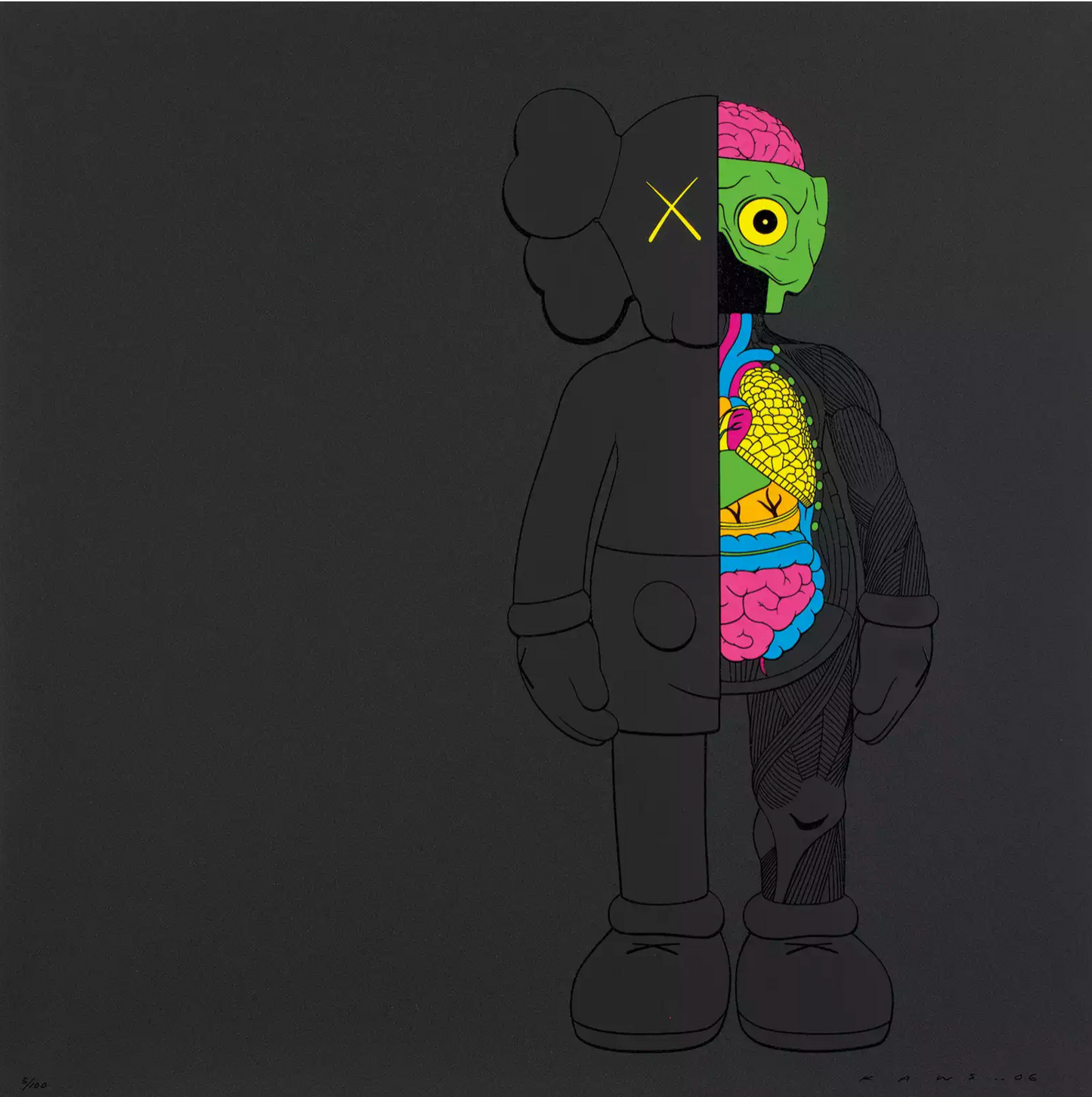 Dissected Companion (Black) Print , 2006