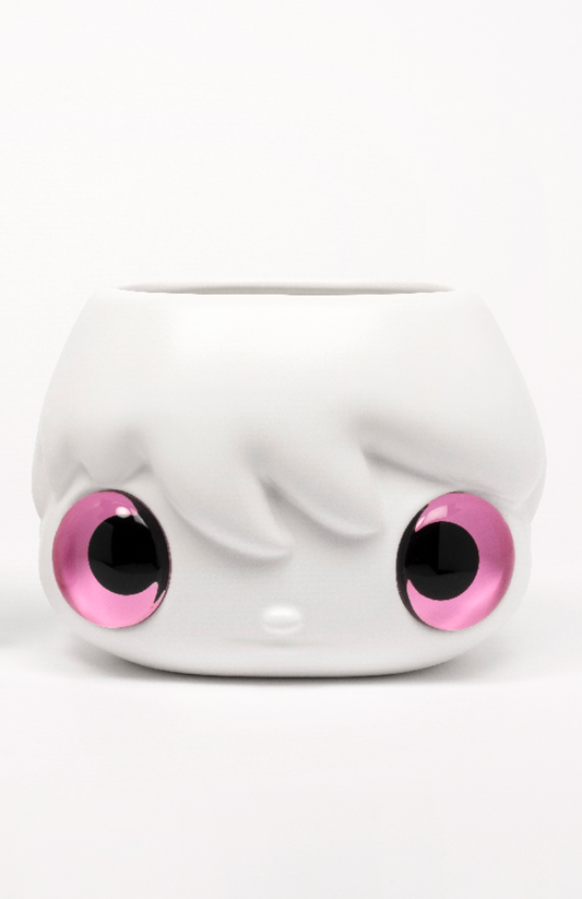 POT POP TOP Planter Pot Pink Eyes