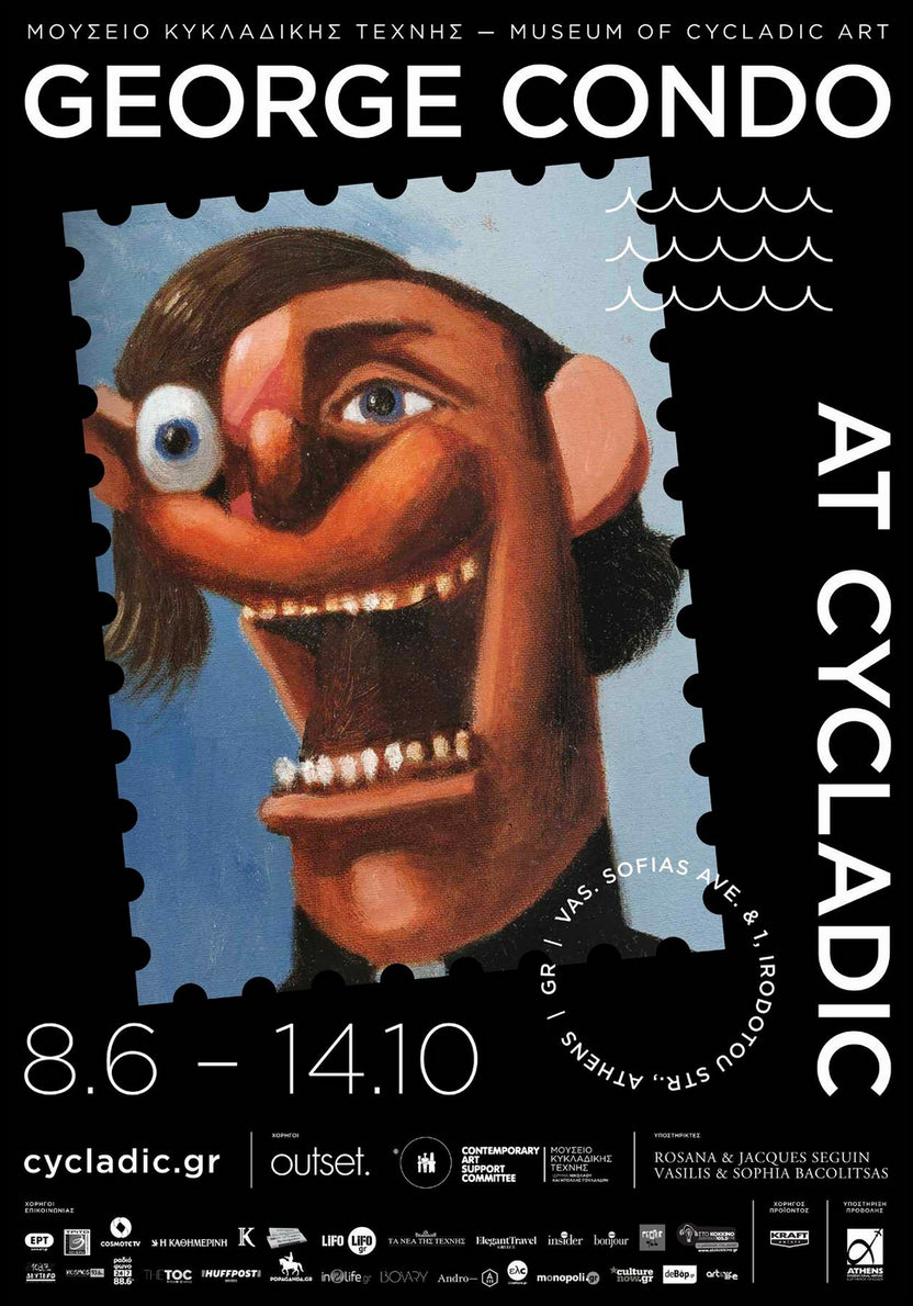 George Condo at Cycladic Exhibition - Poster (B)