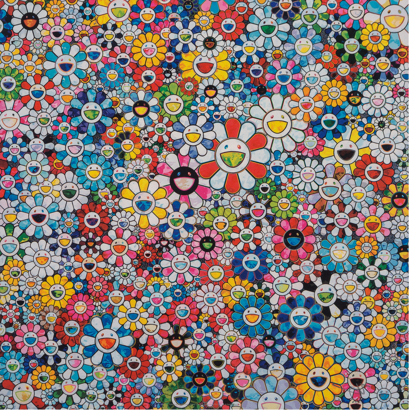 Flowers and Smiley Faces, (2013)