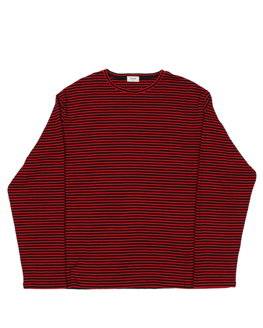 Dancing Kid Striped Long Sleeve Shirt