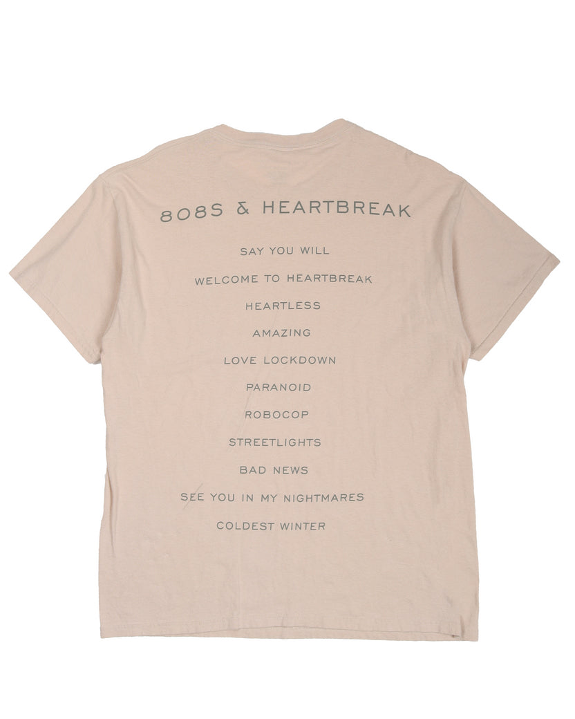 Kanye West "808s & Heartbreak" Tour 2015 T-Shirt