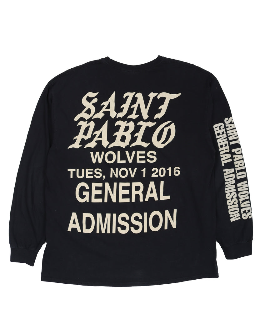 Kanye West Saint Pablo Tour 2016 Long-Sleeve T-Shirt