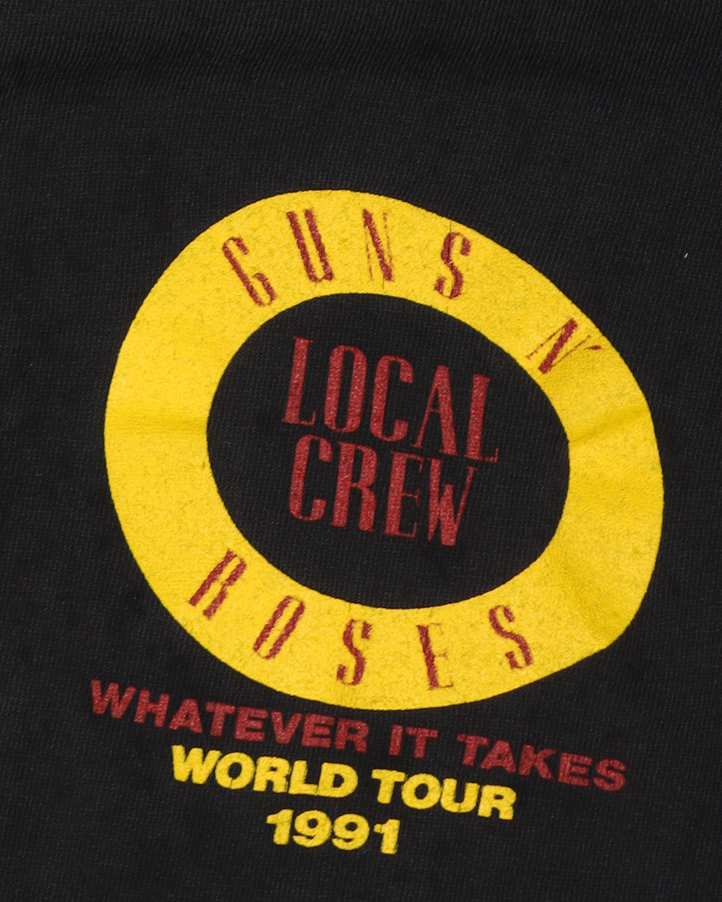 Guns N' Roses 1991 "Whatever It Takes" World Tour T-Shirt