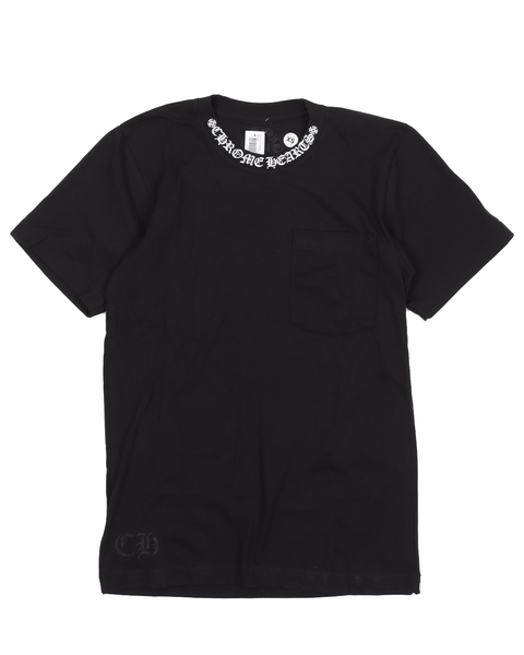 Chrome Hearts Neck Logo T-Shirt – Justin Reed Chrome Hearts Neck Logo T-Shirt – Justin Reed