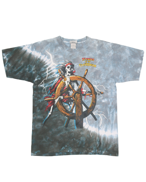 Vintage Pirates Of The Caribbean Shirt Mickey Pirates Trip Tee - iTeeUS