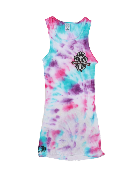 Tie-Dye Dagger Tank-Top