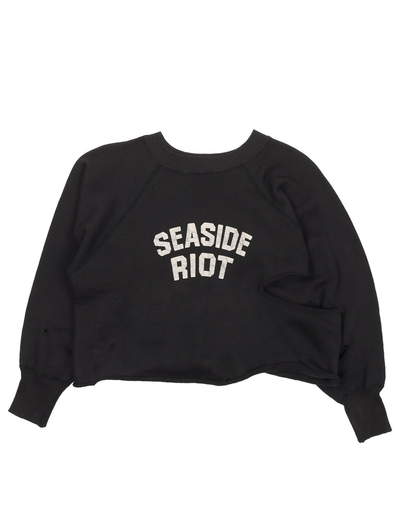 Cropped "Seaside Riot" Sweatshirt