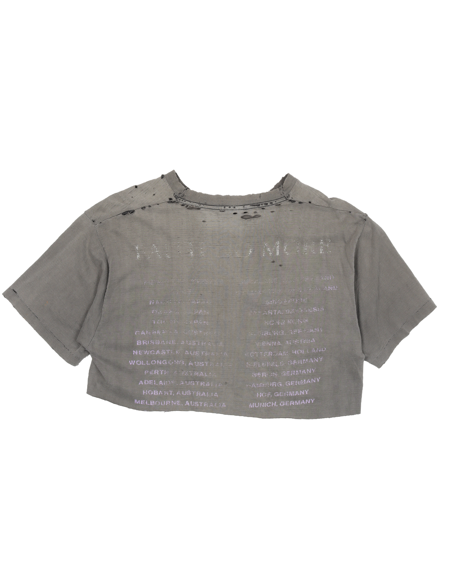 Faith No More "Angel Dust" Cropped T-Shirt