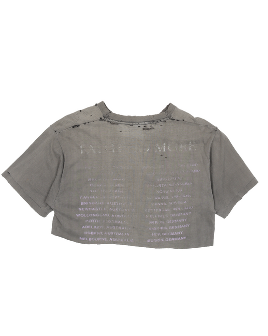 Faith No More "Angel Dust" Cropped T-Shirt