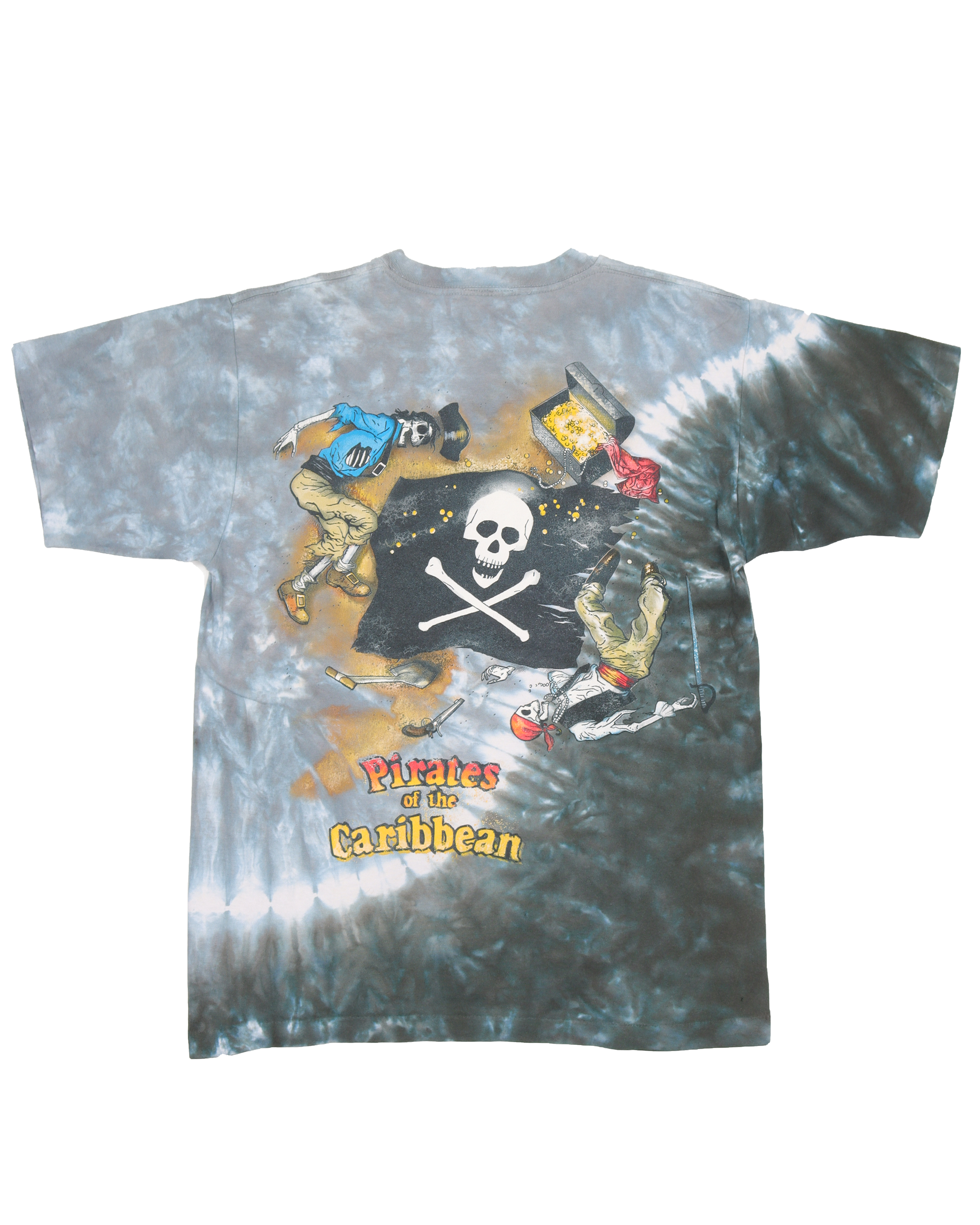 Vintage Pirates of the Caribbean T Shirt Tee Disney Film Delta 