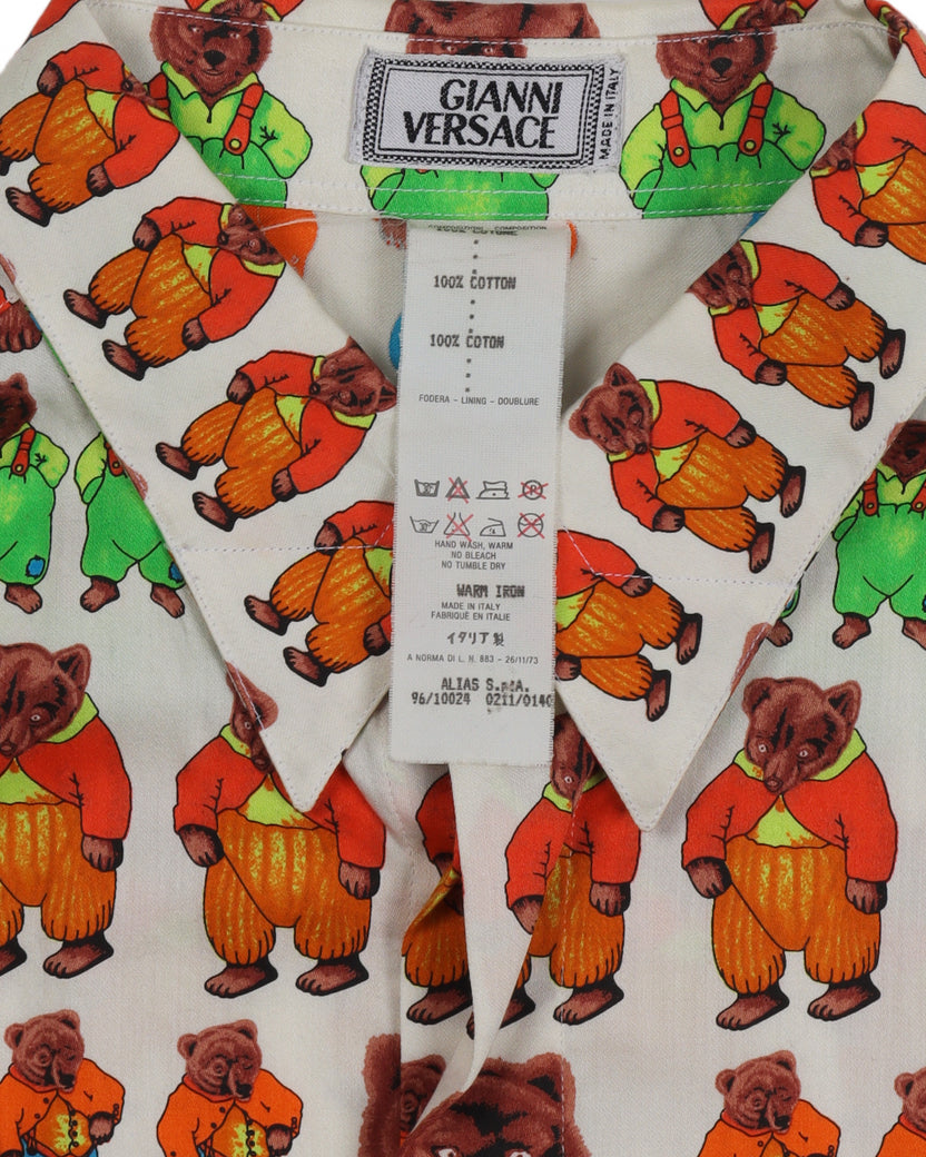 "Bears" Allover Print Shirt