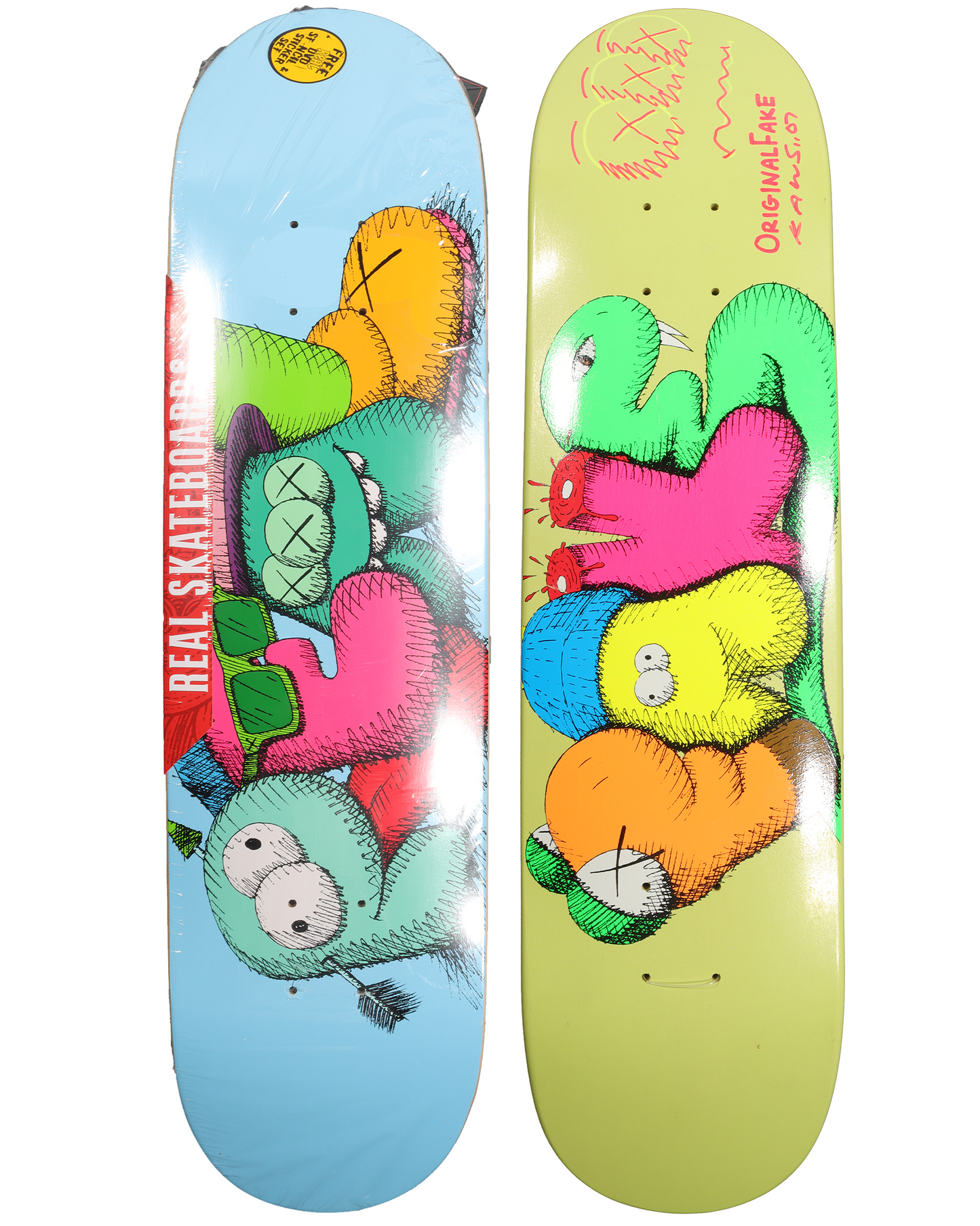 Real Fake (Set of 2) Skate Decks (2007)