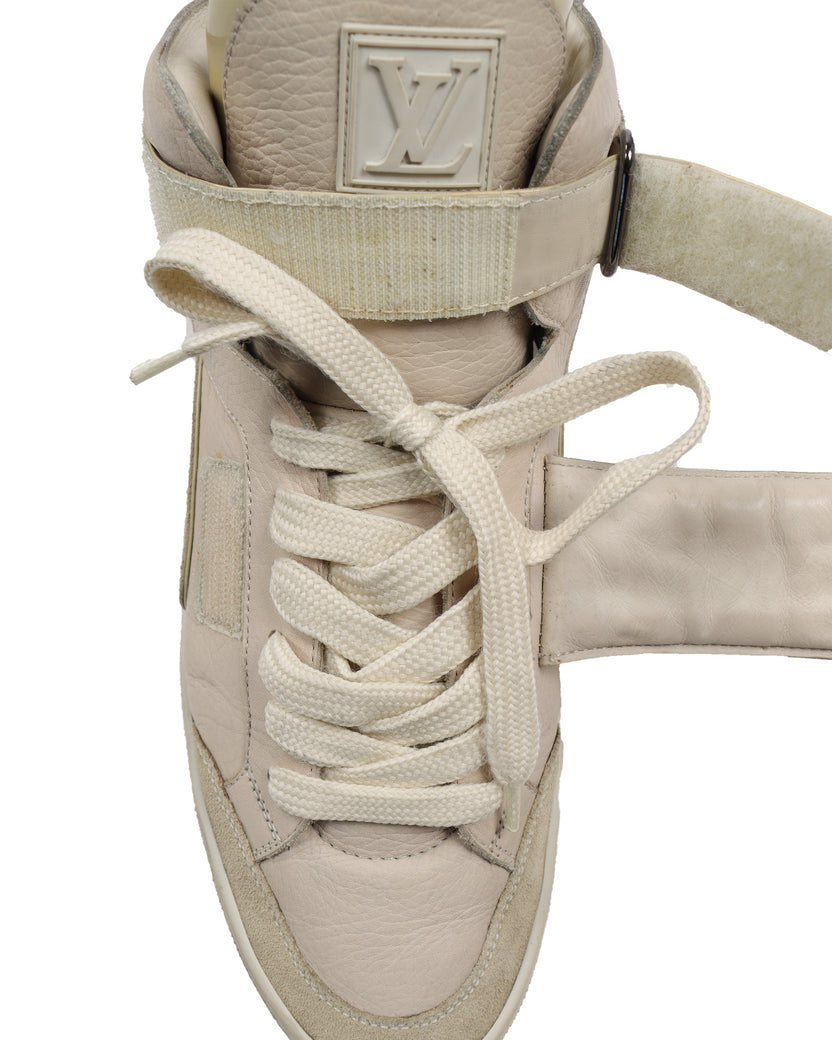 NEW Louis Vuitton Kanye West Cream Jaspers Size 8.5 White Beige