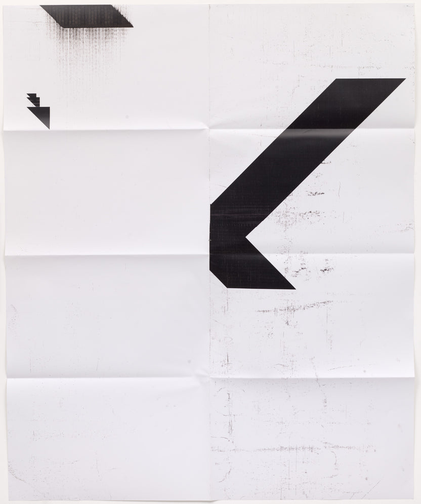 X Poster (Untitled, 2008, Epson UltraChrome inkjet on linen, 84 x 69 in, WG2001) (2016)