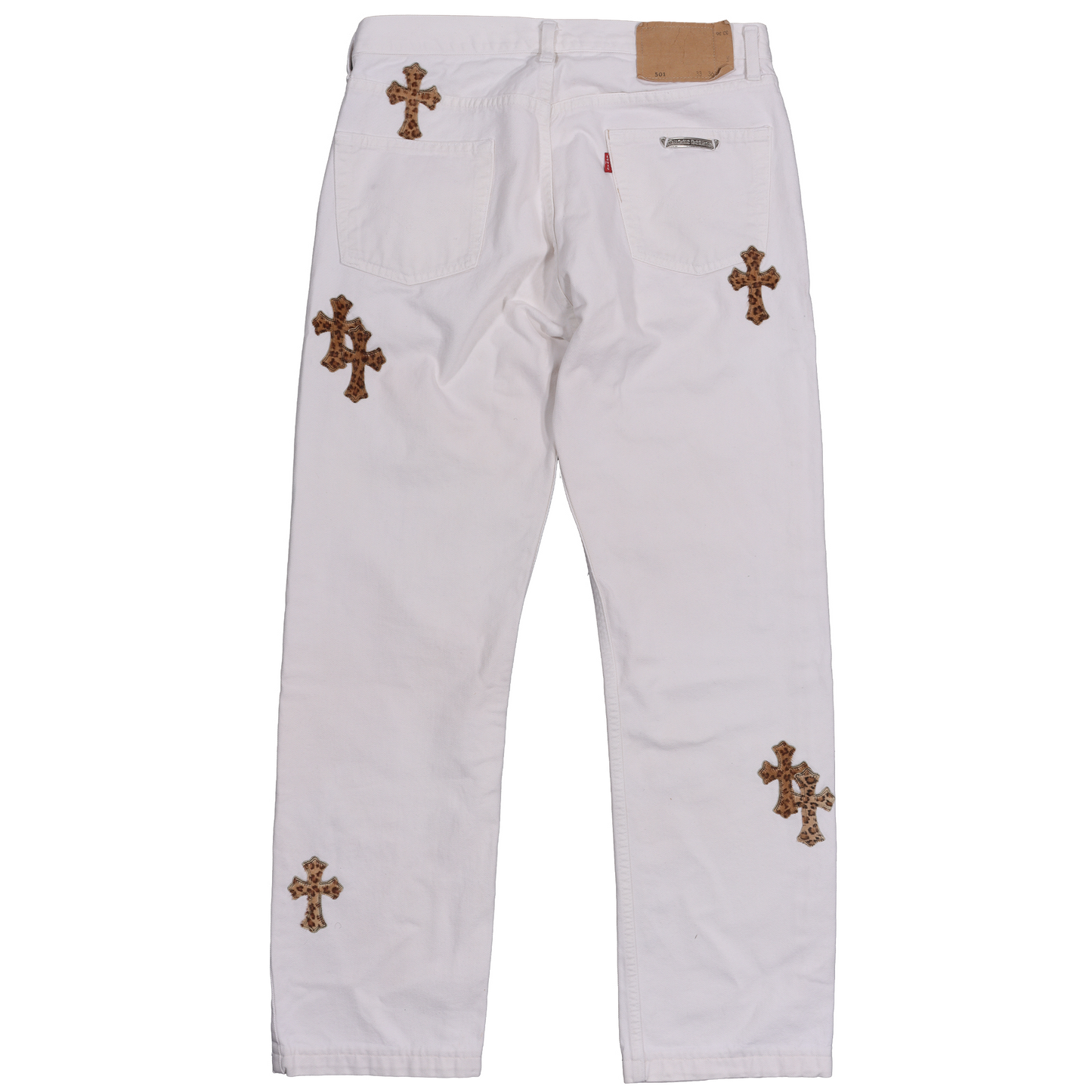 Leopard Cross Patch Denim