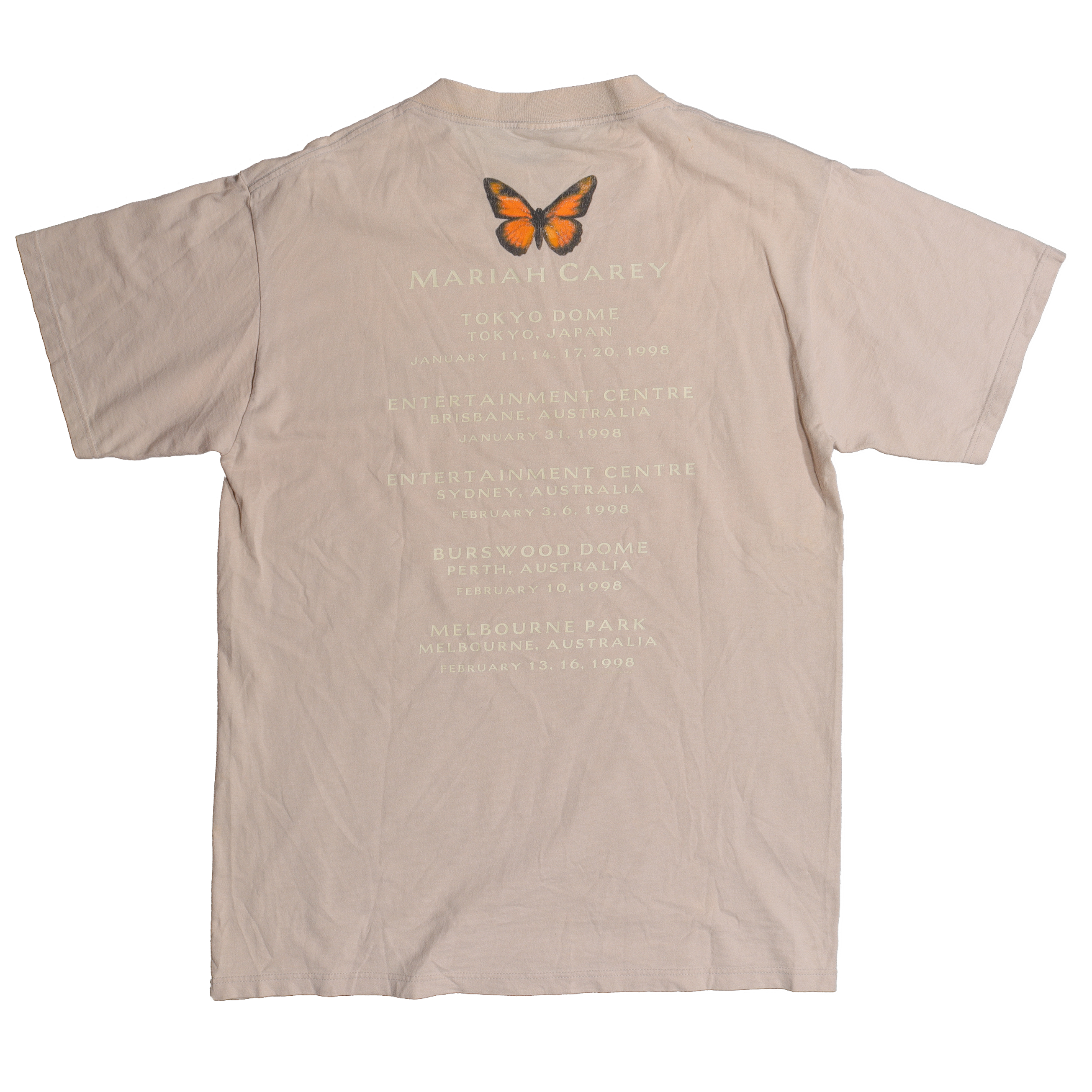 1998 Mariah Carey ASIA Tour T-Shirt