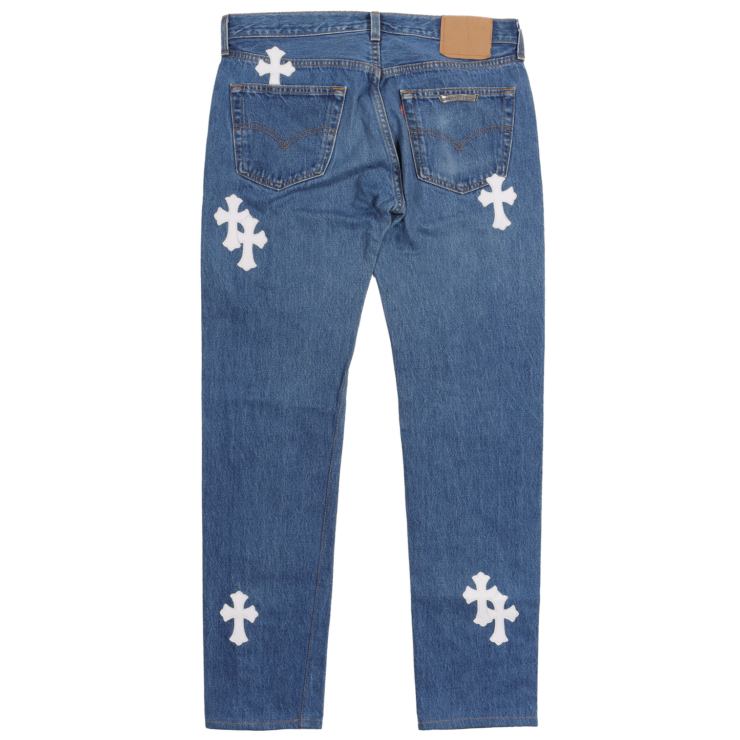 Levi's White Cross Patch Denim