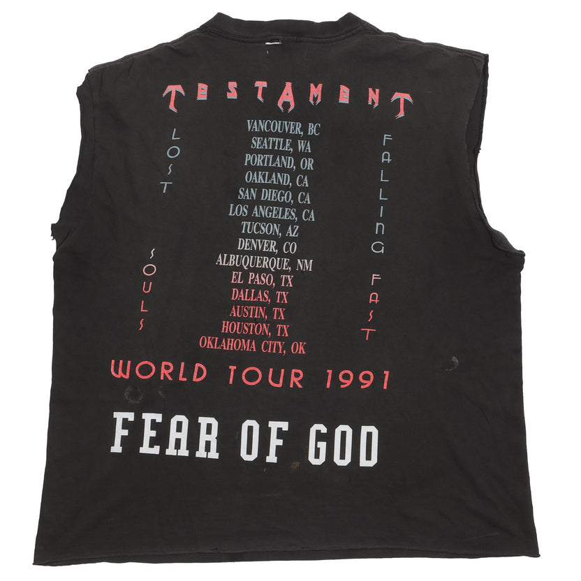 Fear of God Testament World Tour 1991 T-Shirt