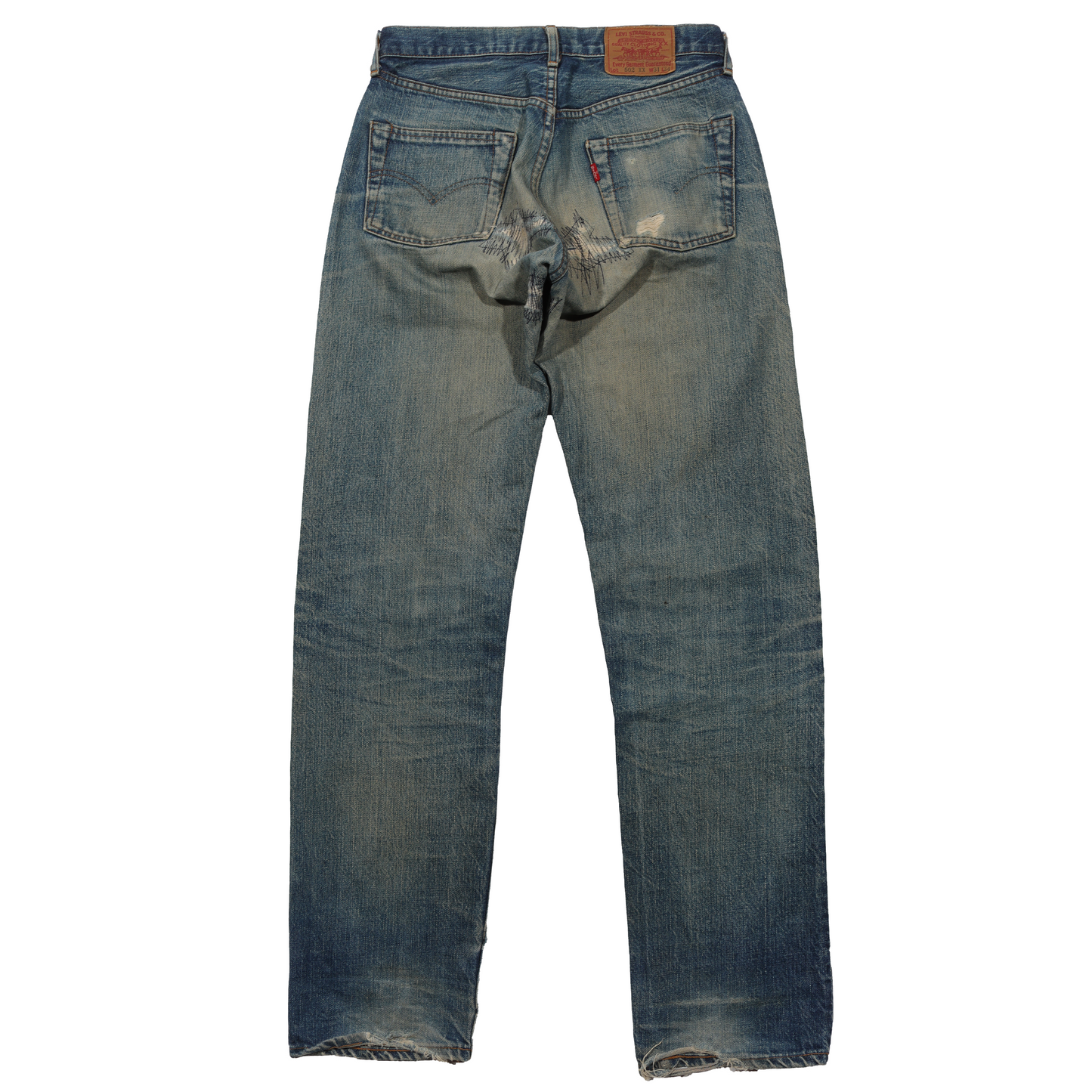 Levi's 502XX Japanese Repair Denim
