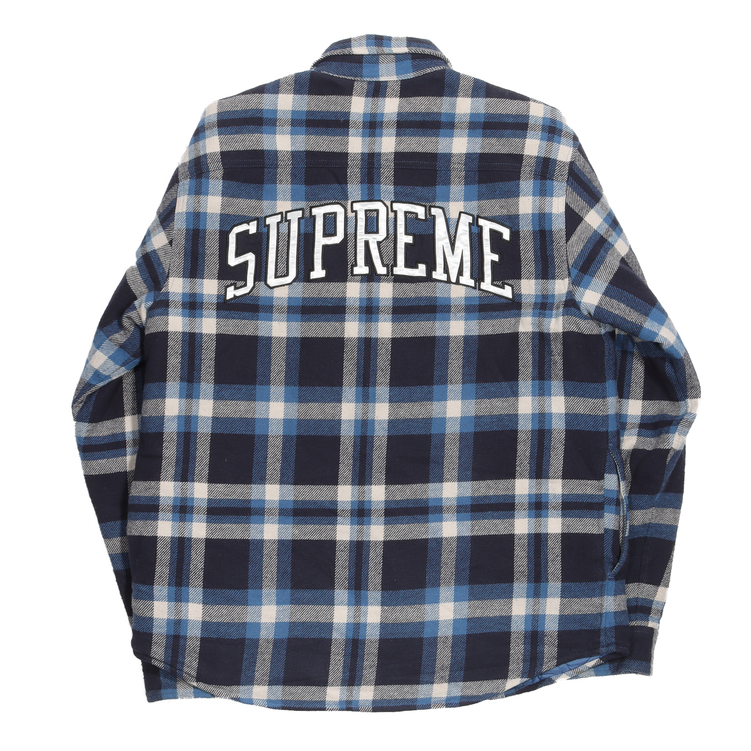 FW17 Quilted Arc Logo Flannel Jacket