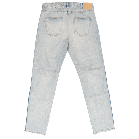 Raw Hem Straight Denim w/ Tags