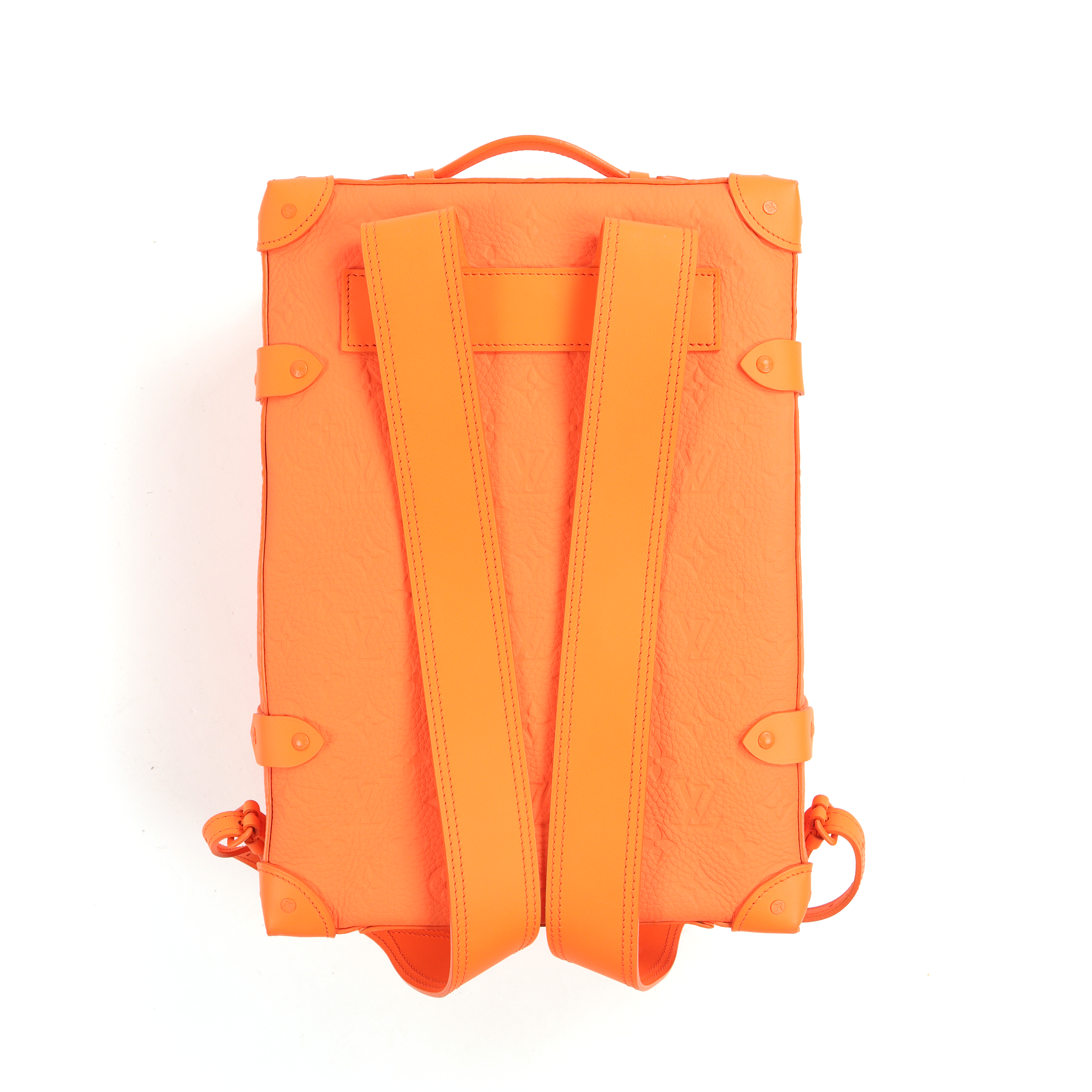 Orange Taurillon MCA Soft Trunk Backpack