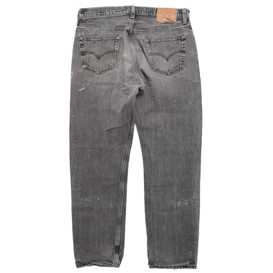 1990's Levi's 501 Painter Distressed Denim