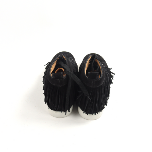 Suede Fringe Sneaker