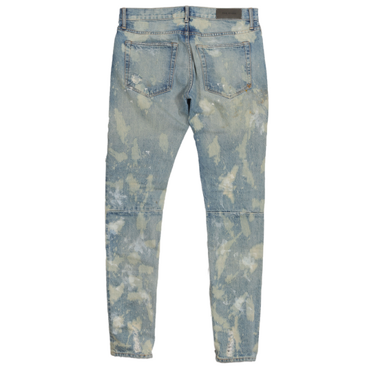 Distressed Bleach Denim